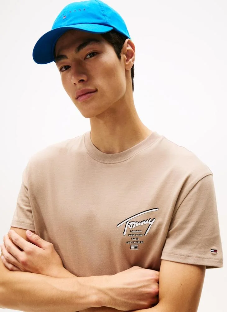 TOMMY JEANS Signature Back Logo Jersey T-Shirt